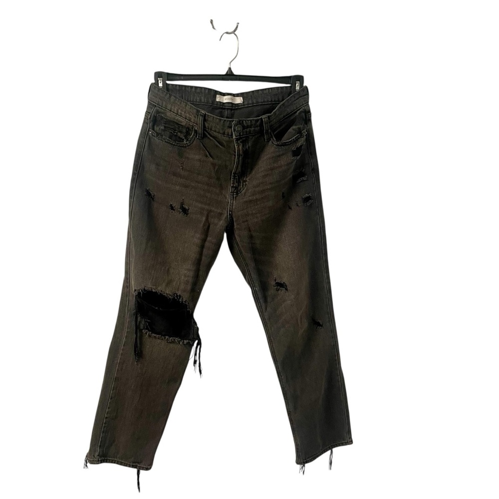 HIDDEN Distressed High-Rise Jeans